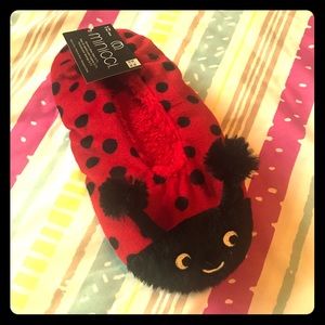 Ladies Lady Bug Slippers size S/M (5/6)